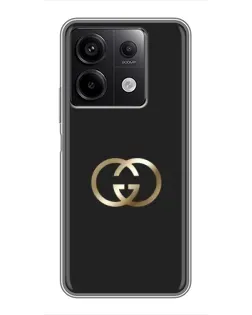 Чехол для Xiaomi Redmi Note 13 (5G) с картинкой «Минимализм Gucci»