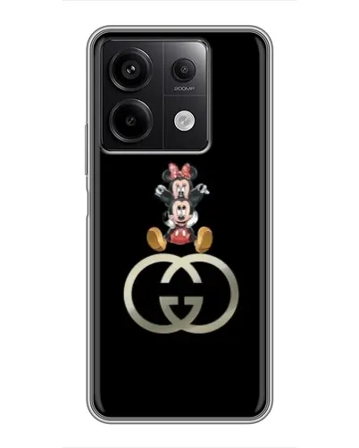 Чехол для Xiaomi Redmi Note 13 (5G) с картинкой «Минни Маус на лого» Чехол для Xiaomi Redmi Note 13 (5G) с картинкой «Минни Маус на лого»