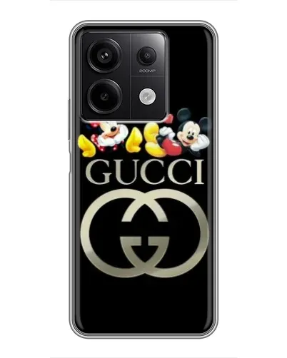 Чехол для Xiaomi Redmi Note 13 (5G) с картинкой «Gucci — герои Disney» Чехол для Xiaomi Redmi Note 13 (5G) с картинкой «Gucci — герои Disney»