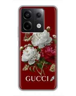Чехол для Xiaomi Redmi Note 13 (5G) с картинкой «Gucci —  сад»