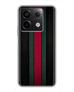 Чехол для Xiaomi Redmi Note 13 (5G) с картинкой «Gucci — неоновая линия»