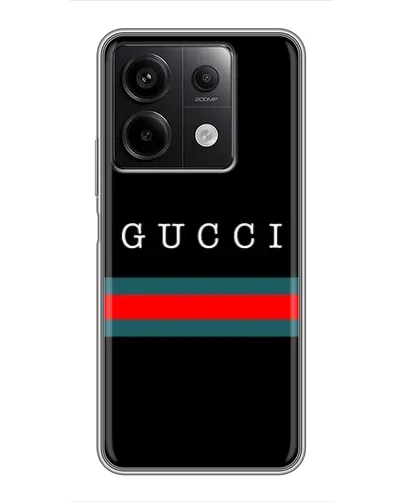 Чехол для Xiaomi Redmi Note 13 (5G) с картинкой «Gucci — красный пояс» Чехол для Xiaomi Redmi Note 13 (5G) с картинкой «Gucci — красный пояс»