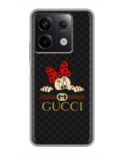 Чехол для Xiaomi Redmi Note 13 (5G) с картинкой «Минни Маус Gucci — черный» Чехол для Xiaomi Redmi Note 13 (5G) с картинкой «Минни Маус Gucci — черный»