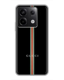 Чохол для Xiaomi Redmi Note 13 (5G) з картинкою «Gucci — строга лінія»