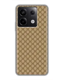 Чохол для Xiaomi Redmi Note 13 (5G) з картинкою «Gucci — класичний беж»