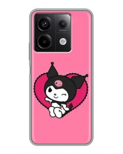 Чехол для Xiaomi Redmi Note 13 (5G) с картинкой «Kuromi — любовь в сердце» Чехол для Xiaomi Redmi Note 13 (5G) с картинкой «Kuromi — любовь в сердце»