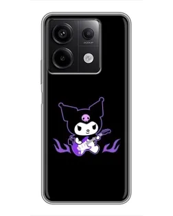 Чехол для Xiaomi Redmi Note 13 (5G) с картинкой «Электрическая Kuromi» Чехол для Xiaomi Redmi Note 13 (5G) с картинкой «Электрическая Kuromi»