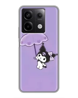Чехол для Xiaomi Redmi Note 13 (5G) с картинкой «Kuromi с зонтиком» Чехол для Xiaomi Redmi Note 13 (5G) с картинкой «Kuromi с зонтиком»