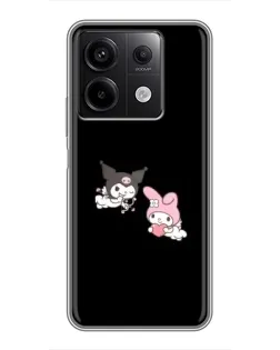 Чехол для Xiaomi Redmi Note 13 (5G) с картинкой «My Melody и Kuromi» Чехол для Xiaomi Redmi Note 13 (5G) с картинкой «My Melody и Kuromi»