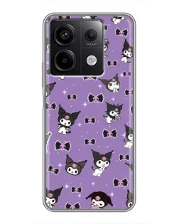 Чехол для Xiaomi Redmi Note 13 (5G) с картинкой «Kuromi — паттерн» Чехол для Xiaomi Redmi Note 13 (5G) с картинкой «Kuromi — паттерн»