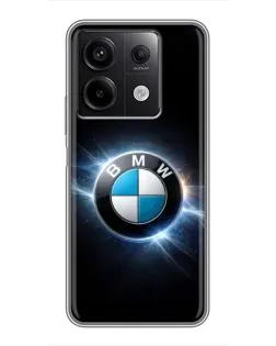 Чехол для Xiaomi Redmi Note 13 (5G) с картинкой «BMW — неоновое сияние» Чехол для Xiaomi Redmi Note 13 (5G) с картинкой «BMW — неоновое сияние»