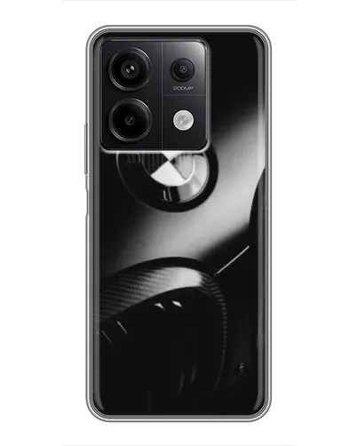 Чехол для Xiaomi Redmi Note 13 (5G) с картинкой «Эмблема BMW — макро»