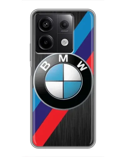 Чехол для Xiaomi Redmi Note 13 (5G) с картинкой «BMW M-stripes стиль»