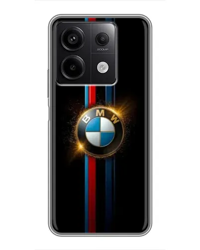 Чехол для Xiaomi Redmi Note 13 (5G) с картинкой «BMW M-Power неон»