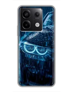 Чохол для Xiaomi Redmi Note 13 (5G) з картинкою «BMW під дощем»