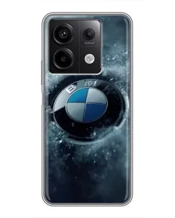 Чохол для Xiaomi Redmi Note 13 (5G) з картинкою «Логотип BMW — лід»