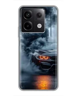 Чохол для Xiaomi Redmi Note 13 (5G) з картинкою «BMW M-Power — абстракція»