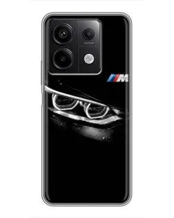 Чохол для Xiaomi Redmi Note 13 (5G) з картинкою «BMW — погляд тигра»