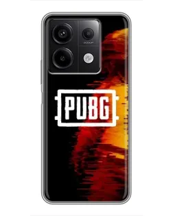 Чохол для Xiaomi Redmi Note 13 (5G) з картинкою «Яскравий логотип PUBG»