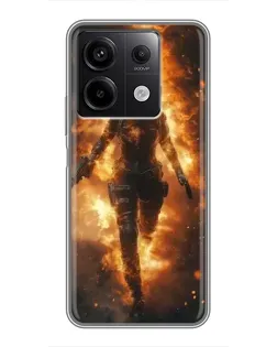 Чехол для Xiaomi Redmi Note 13 (5G) с картинкой «BMW — скорость в дожде» Чехол для Xiaomi Redmi Note 13 (5G) с картинкой «BMW — скорость в дожде»