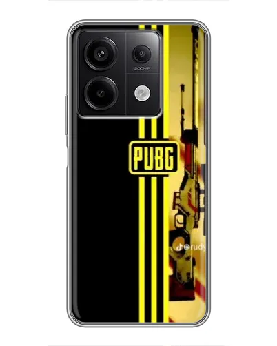 Чехол для Xiaomi Redmi Note 13 (5G) с картинкой «PUBG — камуфляжный шлем»