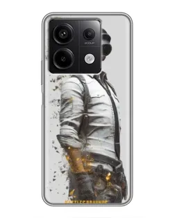 Чехол для Xiaomi Redmi Note 13 (5G) с картинкой «PUBG — боец в пыли» Чехол для Xiaomi Redmi Note 13 (5G) с картинкой «PUBG — боец в пыли»