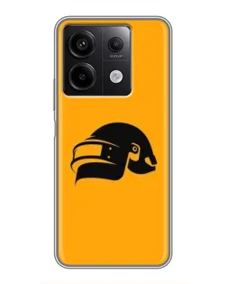 Чехол для Xiaomi Redmi Note 13 (5G) с картинкой «PUBG — золотой шлем»