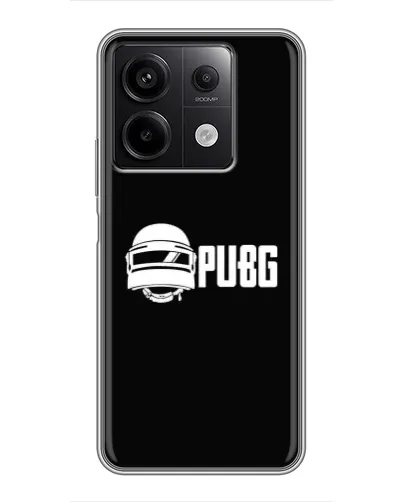Чехол для Xiaomi Redmi Note 13 (5G) с картинкой «PUBG — классический лого»