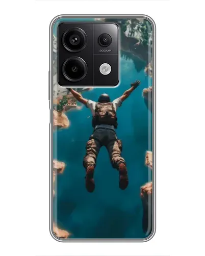 Чехол для Xiaomi Redmi Note 13 (5G) с картинкой «PUBG — свободное падение»