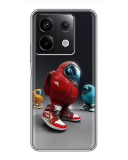Чехол для Xiaomi Redmi Note 13 (5G) с картинкой «Among Us — 3D стиль» Чехол для Xiaomi Redmi Note 13 (5G) с картинкой «Among Us — 3D стиль»