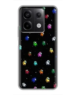 Чехол для Xiaomi Redmi Note 13 (5G) с картинкой «Экипаж Among Us» Чехол для Xiaomi Redmi Note 13 (5G) с картинкой «Экипаж Among Us»