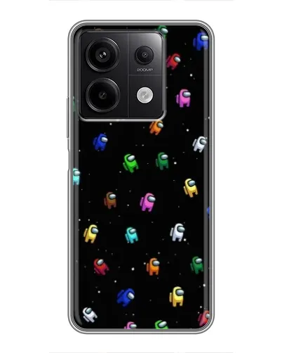 Чехол для Xiaomi Redmi Note 13 (5G) с картинкой «Экипаж Among Us»