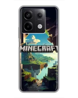 Чехол для Xiaomi Redmi Note 13 (5G) с картинкой «Пещера Майнкрафт» Чехол для Xiaomi Redmi Note 13 (5G) с картинкой «Пещера Майнкрафт»