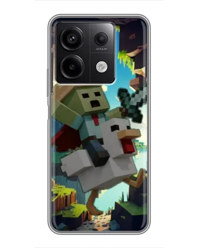 Чехол для Xiaomi Redmi Note 13 (5G) с картинкой «Стив и гусь»