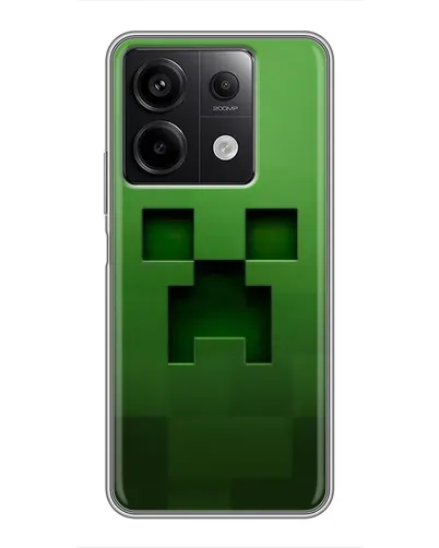 Чехол для Xiaomi Redmi Note 13 (5G) с картинкой «Крипер микро-дизайн»