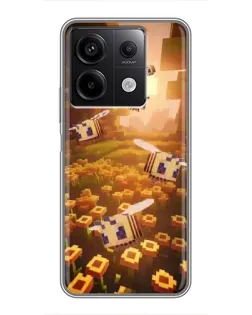 Чехол для Xiaomi Redmi Note 13 (5G) с картинкой «Поле подсолнухов»