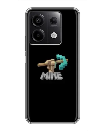 Чехол для Xiaomi Redmi Note 13 (5G) с картинкой «Алмазная кирка»