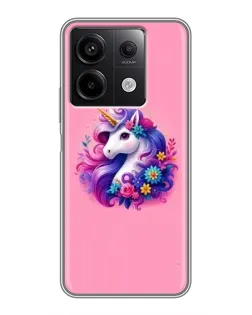 Чехол для Xiaomi Redmi Note 13 (5G) с картинкой «Сказочный единорог»