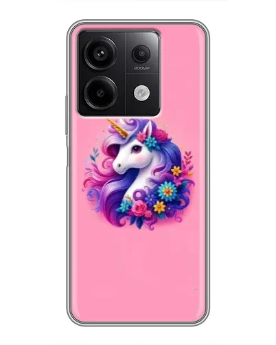 Чехол для Xiaomi Redmi Note 13 (5G) с картинкой «Сказочный единорог»