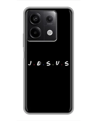 Чехол для Xiaomi Redmi Note 13 (5G) с картинкой «Точки веры J.E.S.U.S.»