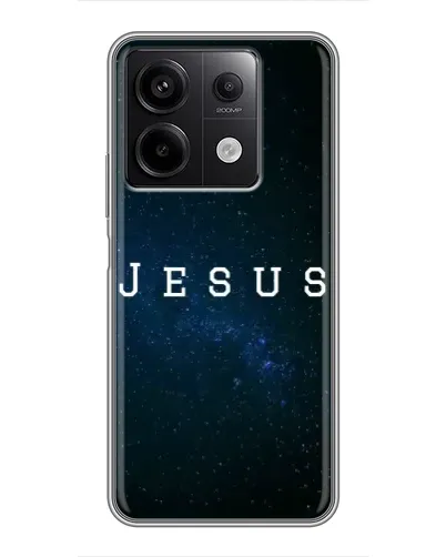 Чехол для Xiaomi Redmi Note 13 (5G) с картинкой «Звездное небо Jesus»