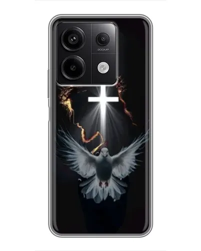 Чехол для Xiaomi Redmi Note 13 (5G) с картинкой «Голубь и Свет»