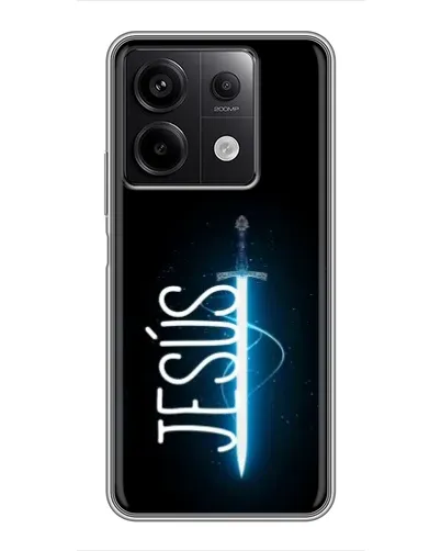 Чехол для Xiaomi Redmi Note 13 (5G) с картинкой «Меч Духа Jesus»