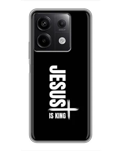 Чехол для Xiaomi Redmi Note 13 (5G) с картинкой «Вертикаль веры Jesus»