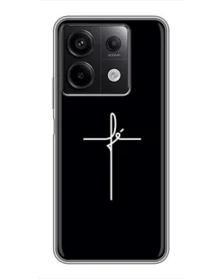 Чохол для Xiaomi Redmi Note 13 (5G) з картинкою «Тонкий хрест» Чохол для Xiaomi Redmi Note 13 (5G) з картинкою «Тонкий хрест»