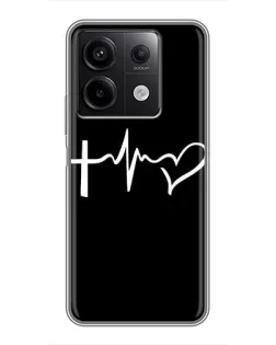 Чохол для Xiaomi Redmi Note 13 (5G) з картинкою «Пульс віри» Чохол для Xiaomi Redmi Note 13 (5G) з картинкою «Пульс віри»