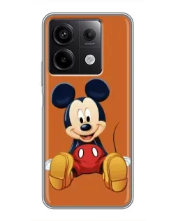 Чехол для Xiaomi Redmi Note 13 (5G) с картинкой «Микки отдыхает»