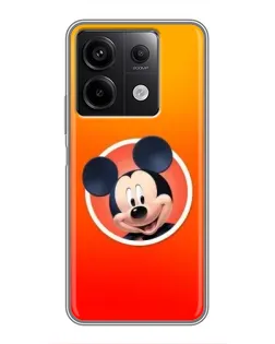 Чехол для Xiaomi Redmi Note 13 (5G) с картинкой «Mickey в круге»