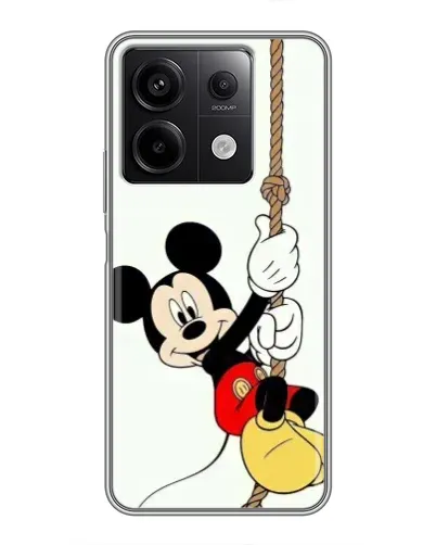 Чехол для Xiaomi Redmi Note 13 (5G) с картинкой «Mickey на канате»