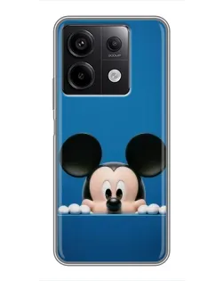 Чехол для Xiaomi Redmi Note 13 (5G) с картинкой «Микки выглядывает» Чехол для Xiaomi Redmi Note 13 (5G) с картинкой «Микки выглядывает»